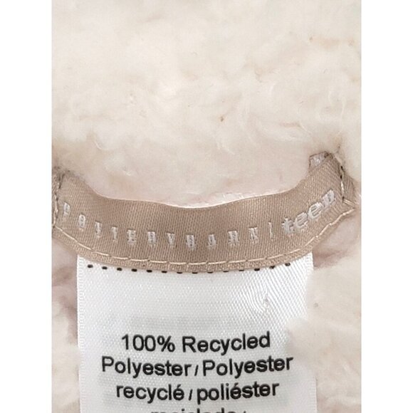 Pottery Barn Teen Hooded Plush Fleece Bathrobe Belt & Pockets - Picture 9 of 13